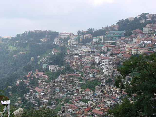 Shimla, the mountainous capital of Himachal Pradesh. Flickr: Watchsmart