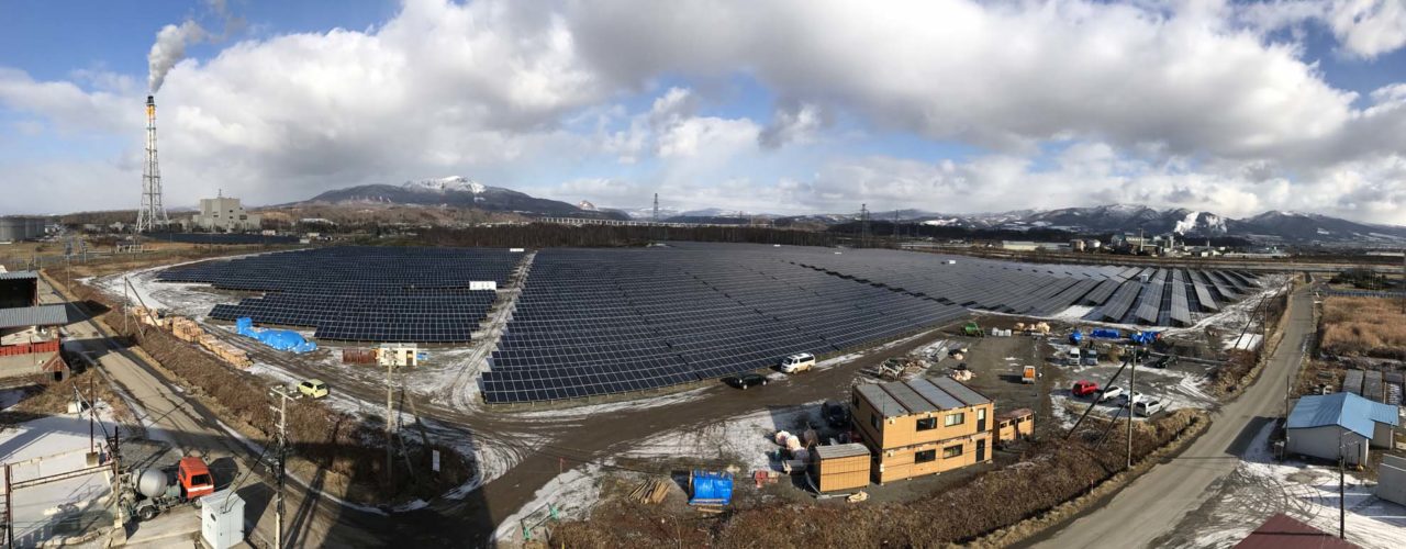 The 10.32MW ‘Date’ solar farm on the island of Hokkaido, Japan. Source: skytron energy