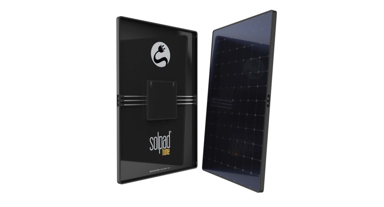 SolPad Home panels store both solar and grid energy with solid-state battery technology. Image: SunCulture Solar