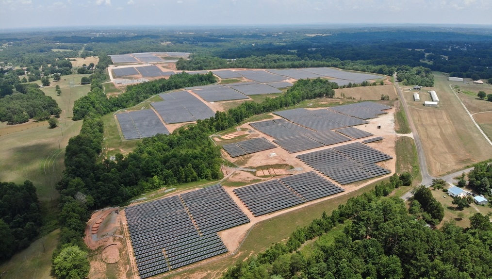 Ruff Solar, a 32MW site that went online last month, is the largest project included in the purchase agreement. Image: Cypress Creek. 