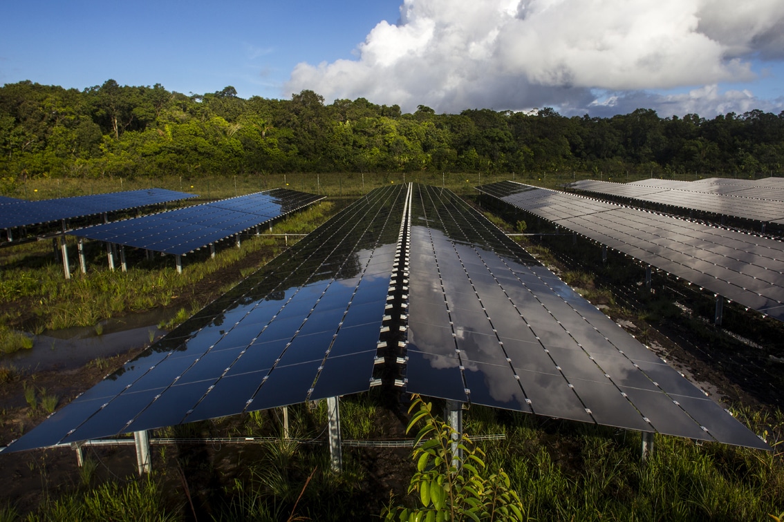 A 5MW EDF solar project in France. Image: EDF/Thierry Montford.