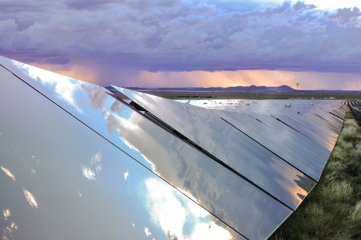 The Solar Capital De Aar project in South Africa. Image: Solar Capital.