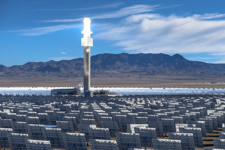 Large-scale solar developer SolarReserve has announced plans for the world's largest CSP plant. Source: SolarReserve
