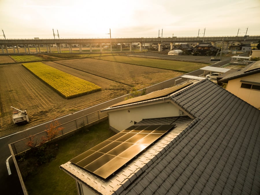 Japan is targeting an industry-wide shift to greater self-consumption at residential and commercial level over the next few years. Image: Solar Frontier.