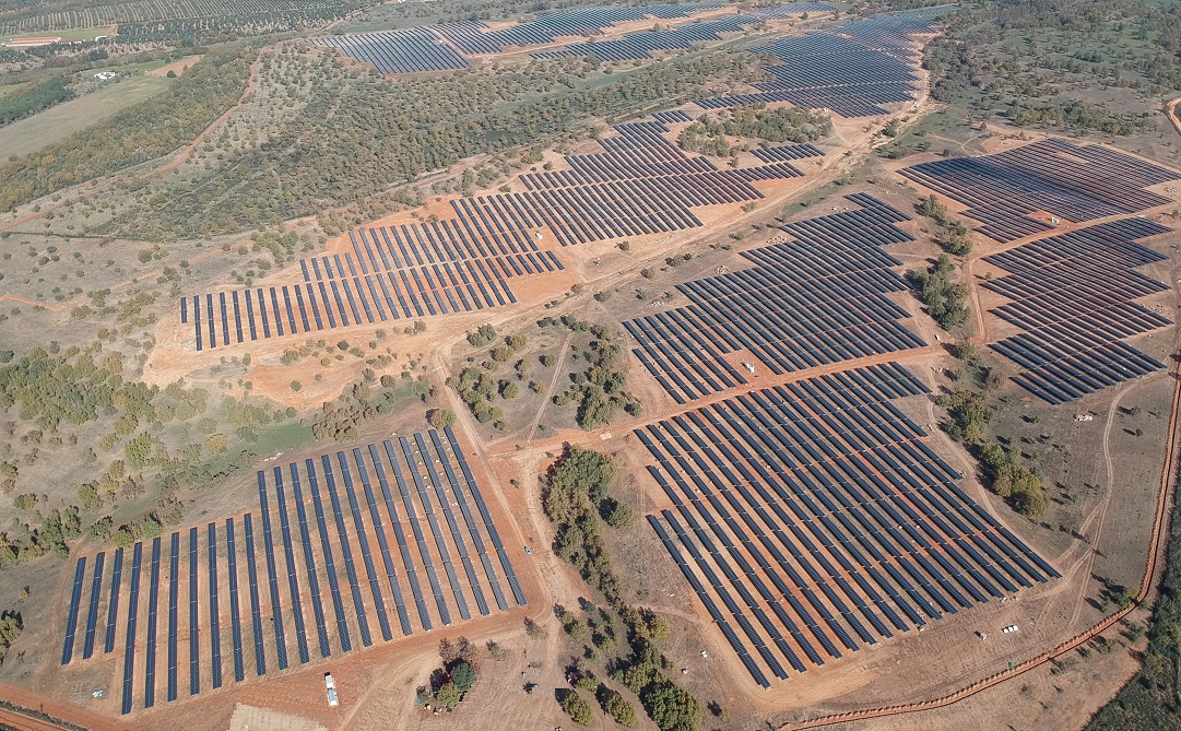 Solaria’s 50MW Santiz solar park in Castilla y León, Spain. Image: Solaria. 