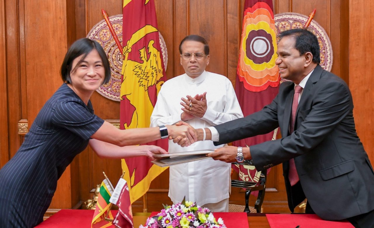 The MoU paves the way for Sri Lanka to build a 100MW floating farm with Canada's help (Credit: Sri Lankan Ministry of Power and Energy)