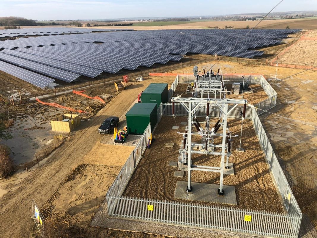 NextEnergy Solar Fund's 50MWp Staughton solar farm in the UK. Image: NextEnergy Solar Farm