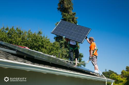 As part of the deal, Pegasus will provide Sungevity with its LightSpeed Mounting System for residential solar projects in the US. Image: Sungevity