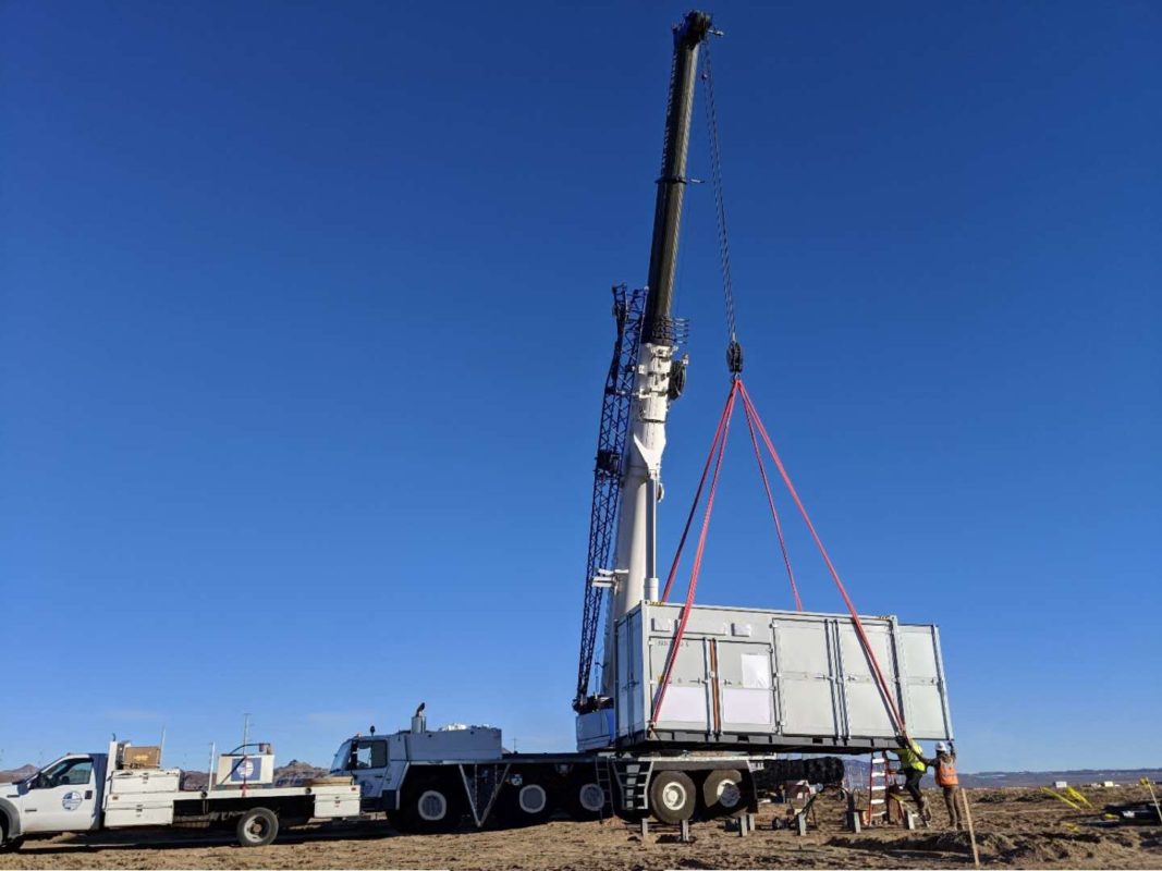 Sungrow has supplied its featured 1500V turnkey inverter solutions to Techren-2, a 200MW solar project in Nevada. Image: Sungrow