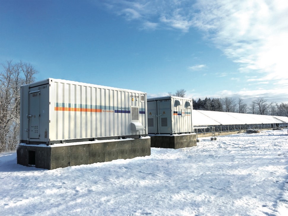 6.5MW/24.4MWh PV+Energy Storage Project, Akita-ken, Japan. Picture credit: Sungrow