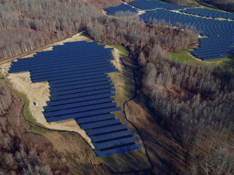 Sunpreme said had completed deployment of 12.8MW utility-scale project in the Eastern region of the US, using its bifacial double glass GxB370W panels, with 21.5% cell efficiency. Image: Sunpreme