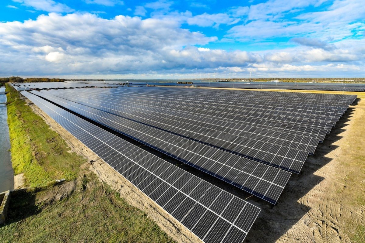 These PV modules installed at Shell's Moerdijk Solar Park are generating clean power that is equivalent to the energy consumption by 9,000 Dutch households. Image: Suntech 