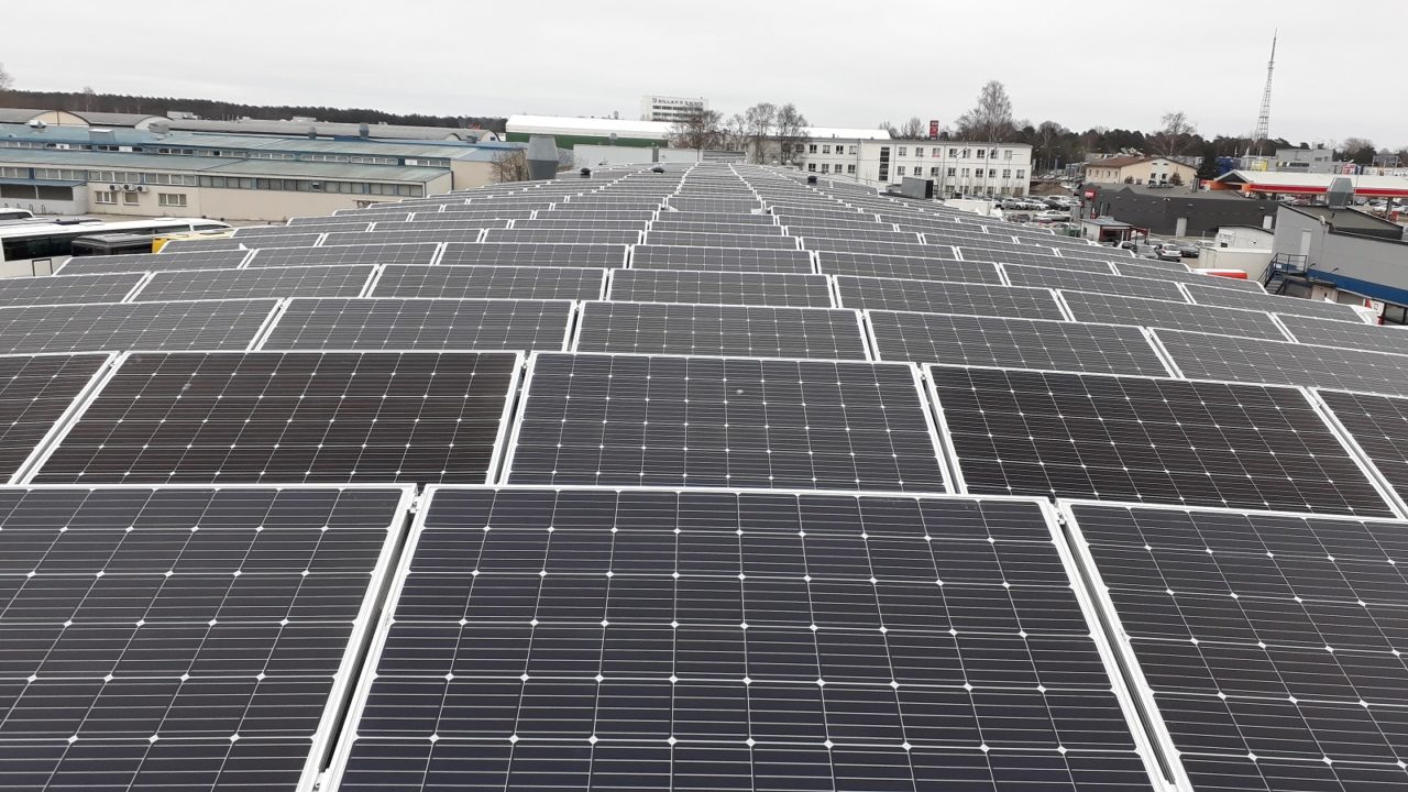 The SunWave install in Estonia. Credit: SunWave/Hoymiles.