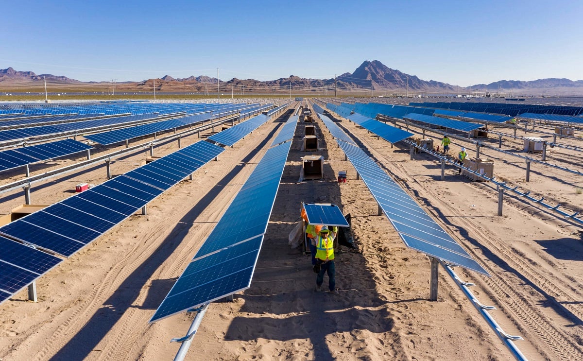 As greater quantities of solar are connected, grids must modernise effectively.  Credit: Nextracker