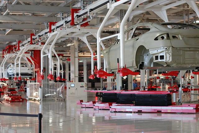 Tesla's Fremont, California factory. Source: Flickr, Pestoverde