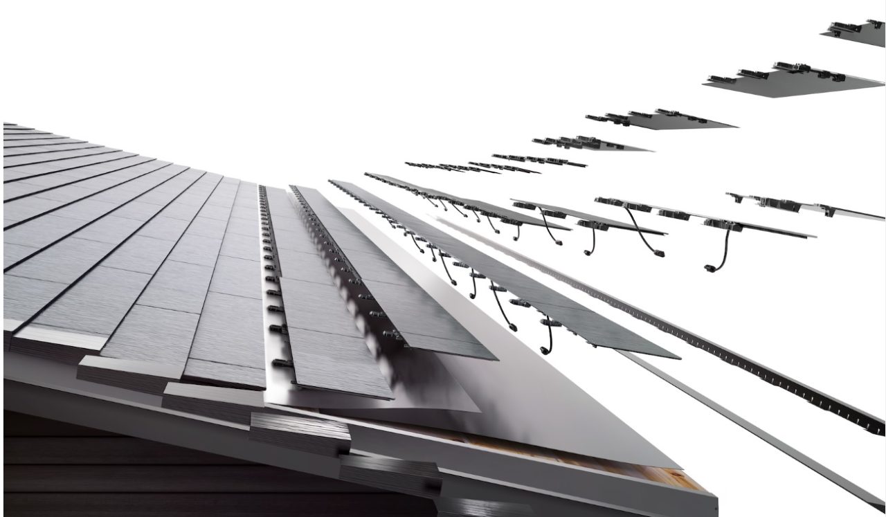 Tesla has also been using Gigafactory 2 for assembly of its third generation of solar roof tiles that was said by the company to be ramping to volume production at the end of 2019. Image: Tesla