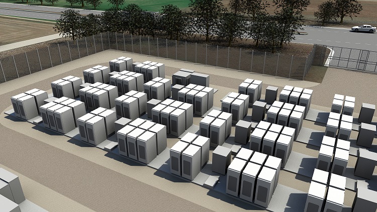 Tesla Powerpack energy storage units. Tesla's 100MW / 129MWh South Australia project will be one recipient of cash from the Renewable Technology Fund. Image: Tesla.