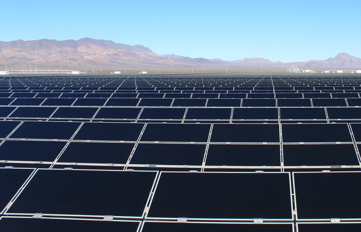 The Copper Mountain solar project in Nevada features BOS products from Shoals. Image: Sempra US Gas & Power. 