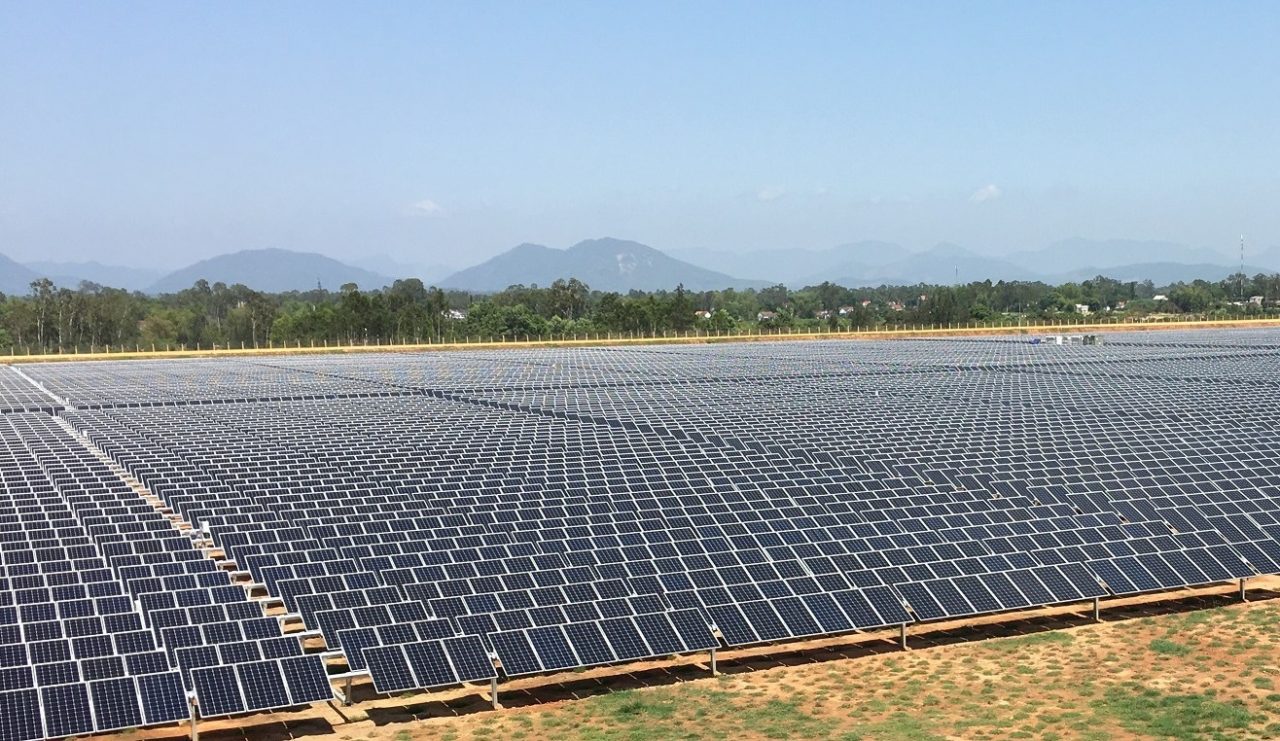 The Mo Duc Solar project in Quang Ngai Province, Vietnam. Image: FTC Solar.