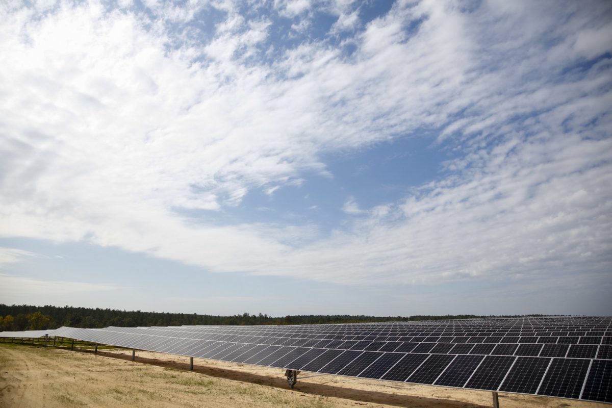 The Shaw Creek Solar Energy Center, which is owned and operated by a subsidiary of NextEra Energy Resources, is located on 226 hectares of land and features more than 270,000 PV panels. Image: NextEra Energy