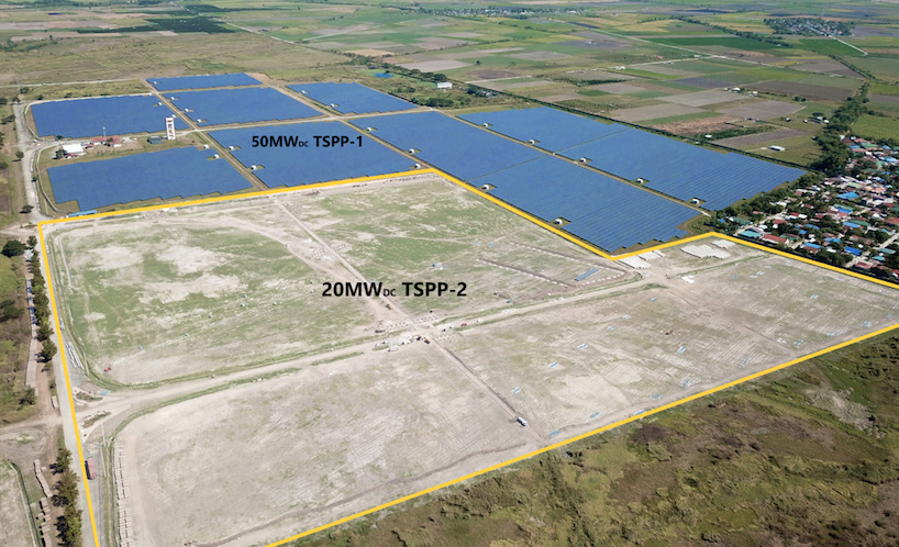 The project is being built on 22 hectares in Central Technopark, Tarlac City. Credit: PetroSolar