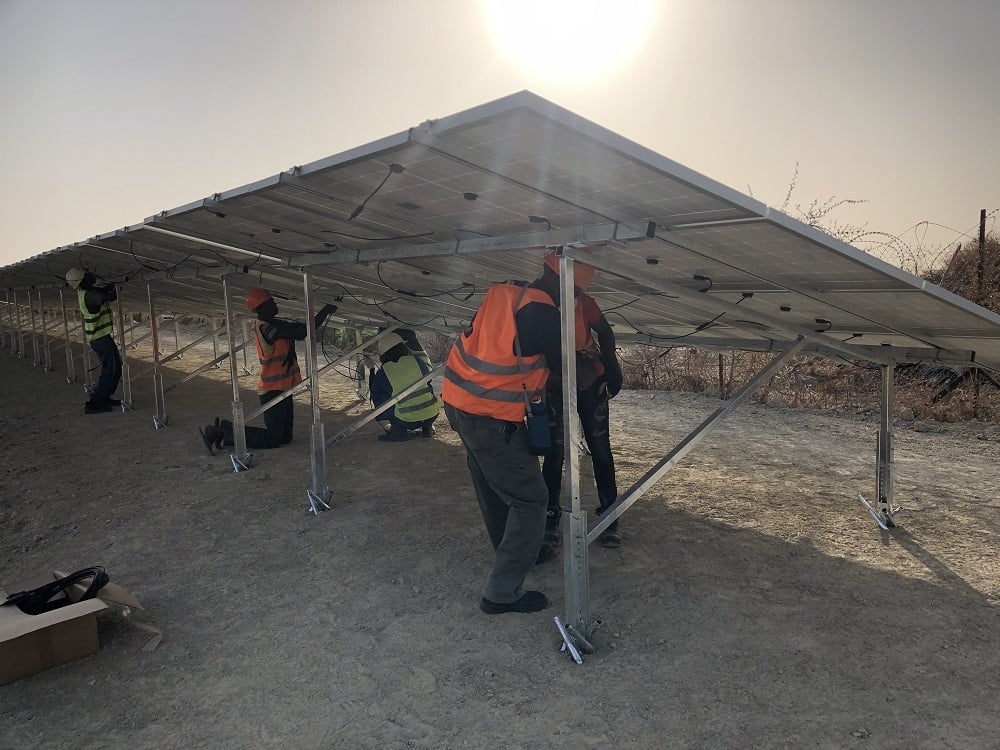The project as it neared completion. Image: Omar Patan, IOM, Twitter.