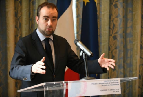 The working group will be chaired by Sébastien Lecornu. Credit: Twitter: Sebastien Lecornu