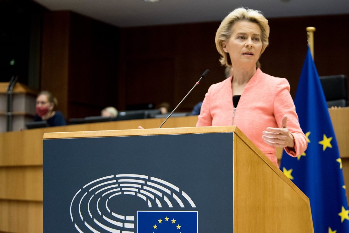 The target was announced by European Commission president Ursula von der Leyen. Image: European Union.