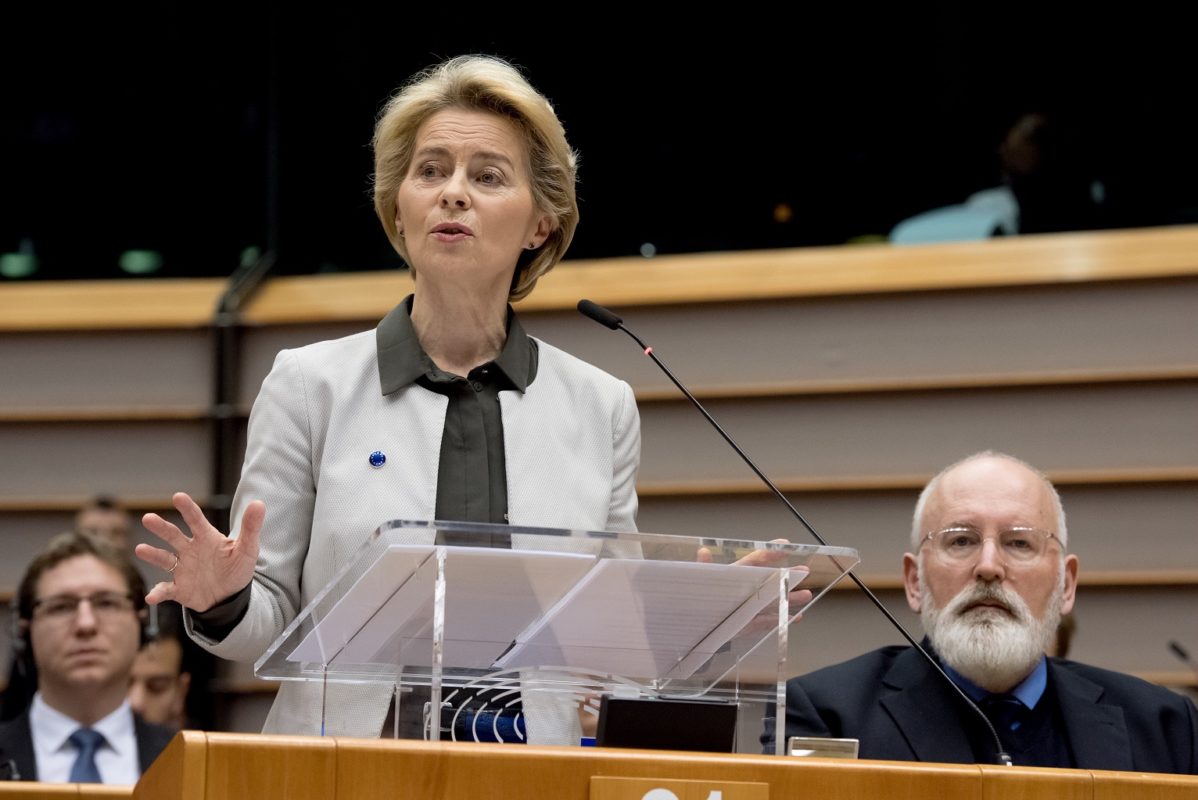 Ursula von der Leyen was chosen to head up the European Commission in July and presented the new green plan this week. Image credit: European Commission