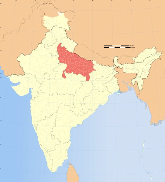 Uttar Pradesh has lower irradiation than many indian states but some of its regions do have strong solar resources. Flickr: Huneycuttaddison