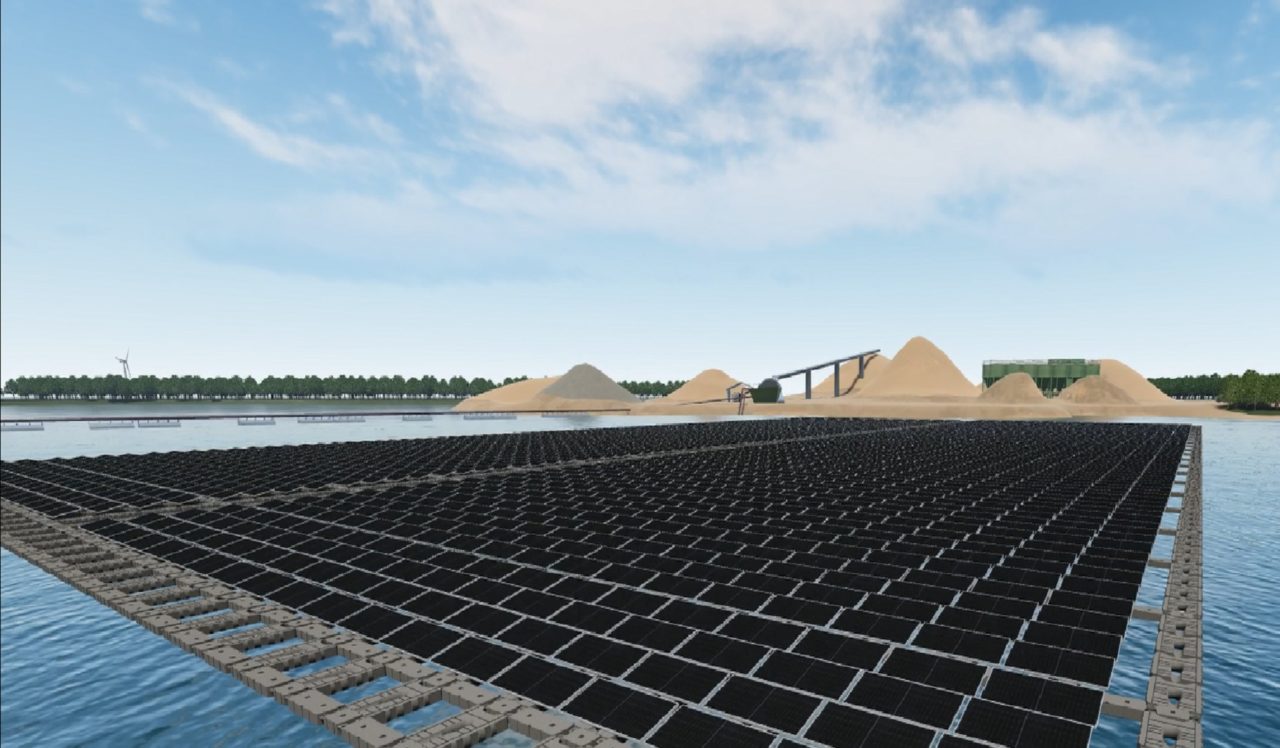 The 1.2MW system will be Vattenfall's first foray into floating solar. Image: Vattenfall
