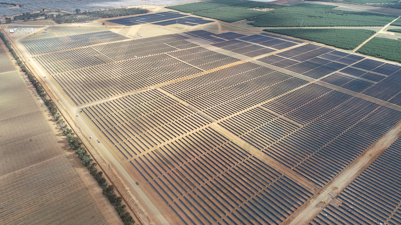 The Wemen Solar Farm is one of the largest PV projects in Victoria. Credit: Wirsol