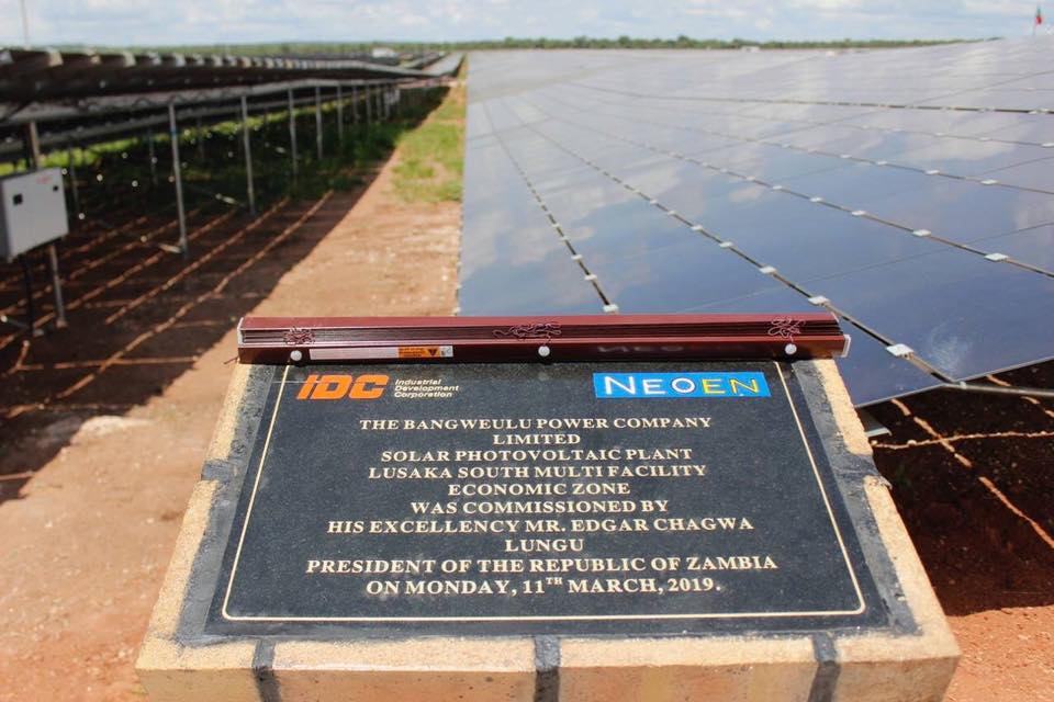 Neoen, First Solar's successful bid for the project came at a price of 6.02 cents/kWh (Credit: Zambian government)