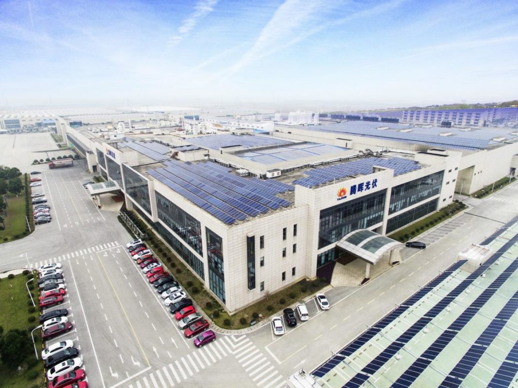Jiangsu Zhongli Group has approved a plan to raise around US$222 million in a non-public offering to build an 1GW integrated heterojunction (HJT) plant. Image: Talesun
