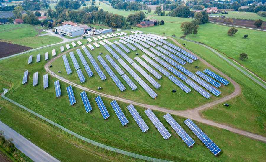 abakus solar's open-air power plant of the administrative district in Rietberg . Source: abakus solar
