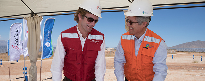 Aguas Chañar distributes potable water and treats wastewater in the highly arid Atacama region. Credit: Acciona