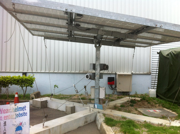  ‘iPV Solar Tracker’ that is differentiated by using a steel cable drive mechanism.