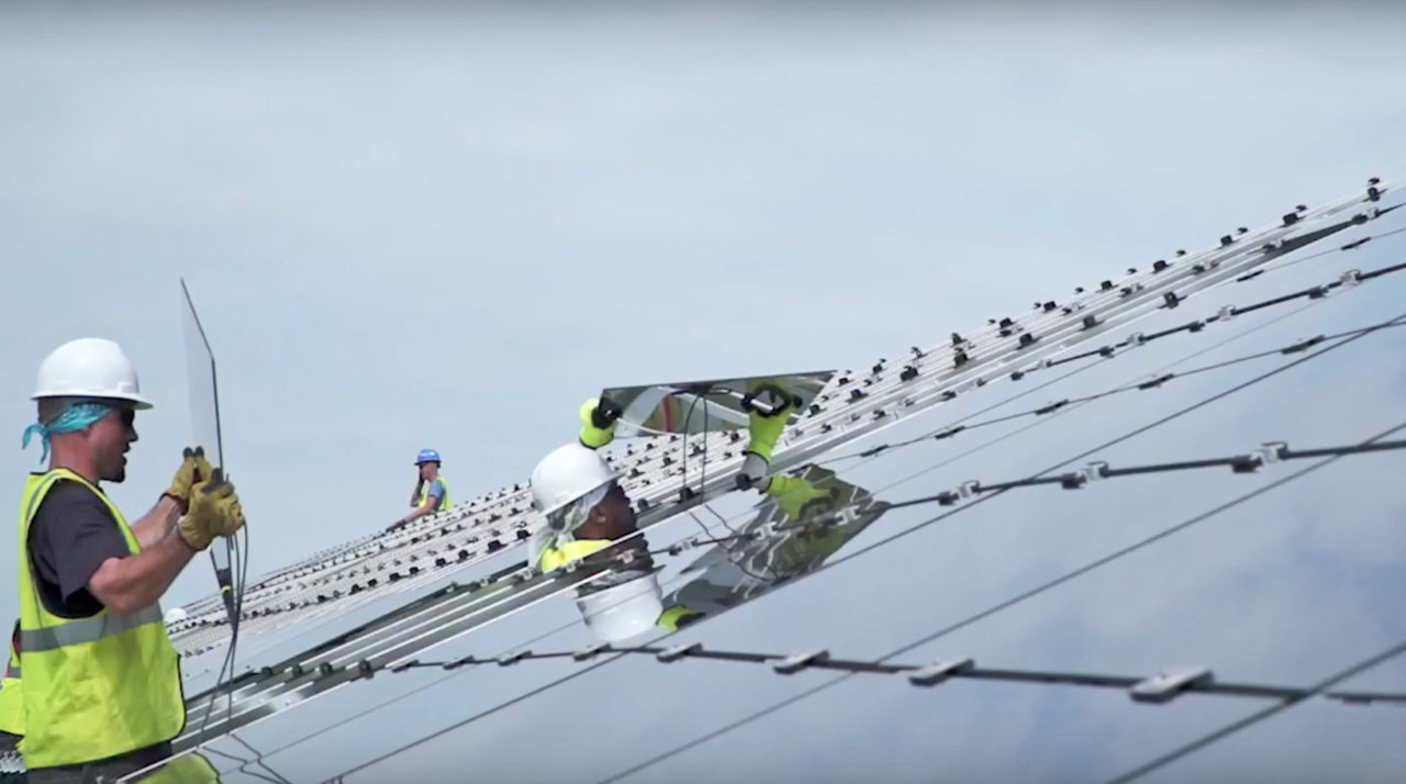 Conti provided EPC services for the 4MW landfill solar project in Cuyahoga County, Ohio. Source: Conti Solar.