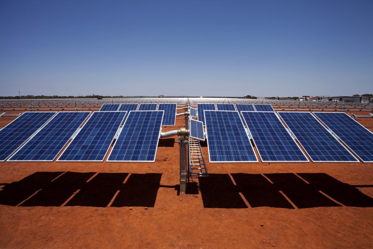 Neoen's existing Degrussa solar farm in Australia. Image: Neoen.
