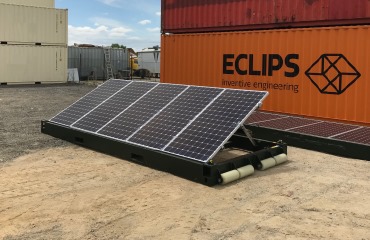 The system will come in two configurations, 20ft and 40ft, 2,175W and 4,350W. Source: ECLIPS Engineering.