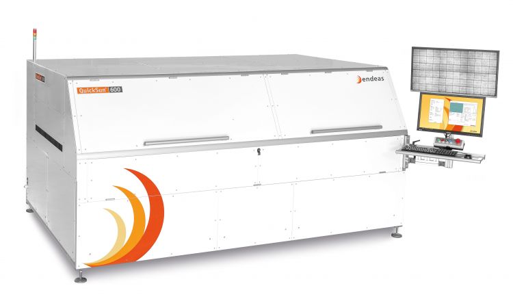 Endeas said it had developed a new method to counter the issues. Its Capacitance Compensation (CAC) technique is said to measure the steady-state I-V curve and maximum power of any PV cell or module based on a single flash pulse of only 40 ms. The method is included in its QuickSun 600 system, an all-in-one module testing station. Image: Endeas Oy