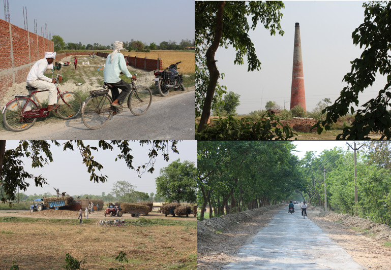 Approaching Tamkuhi Raj by road. Credit: Tom Kenning