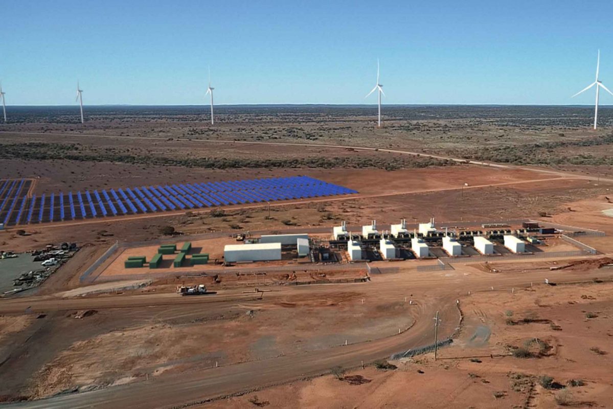 The development at Agnew. Credit: the Australian Renewable Energy Agency (ARENA).