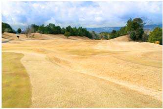 The disused golf course in southern Japan ahead of the PV plant's construction. Image: Orix Corporation.