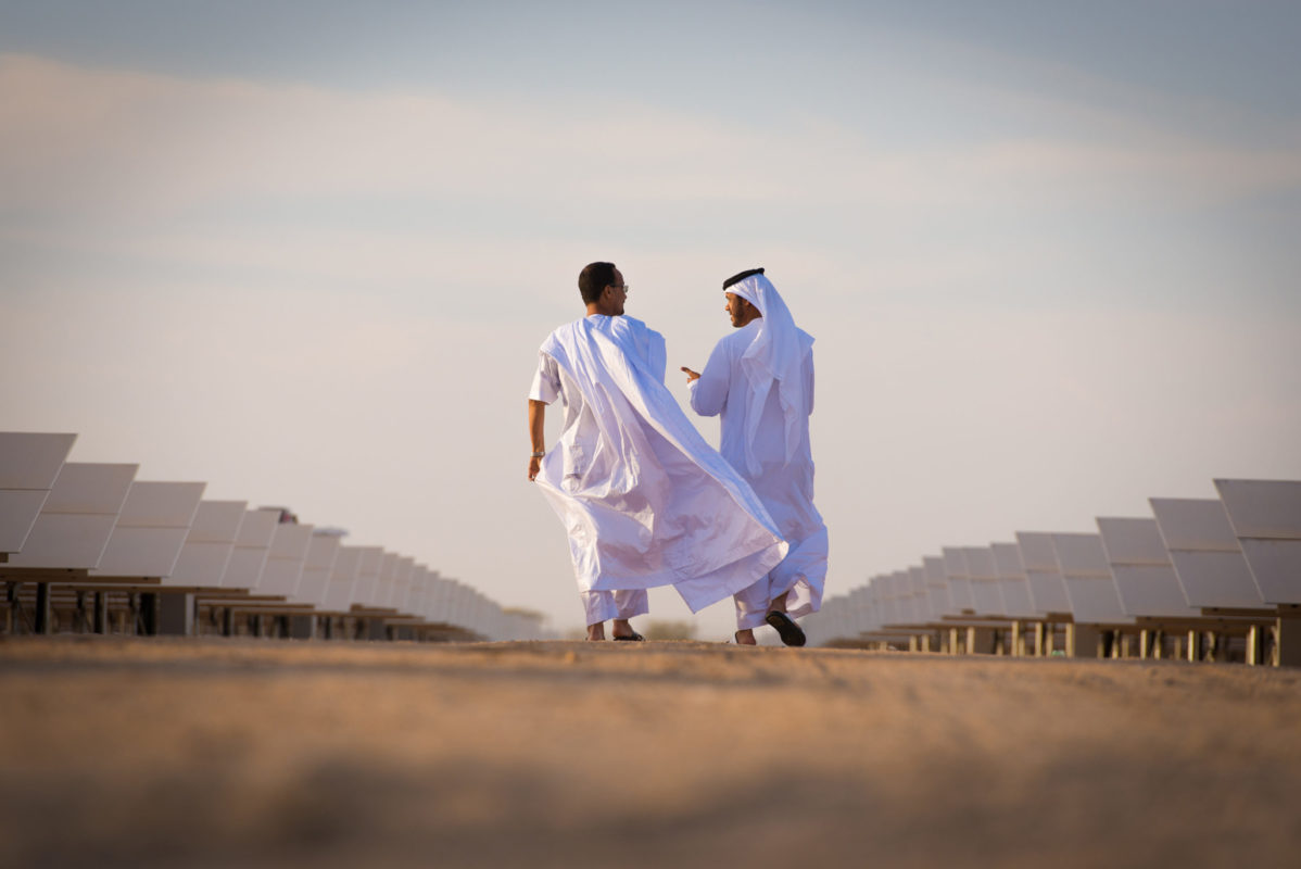 Masdar has shown the dramatic upside that bifacial technology can offer. Credit: Masdar.