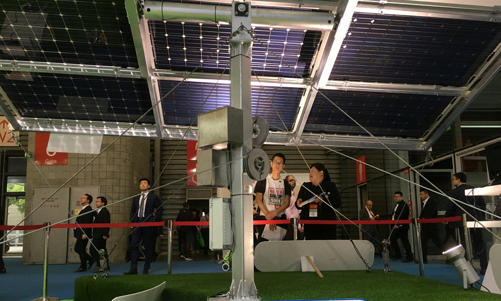 BIG SUN Group has recently synergized its dual axis iPV tracker with a bifacial module resulting in up to a 100% power generation gain over a conventional fixed tilt system, according to the company.