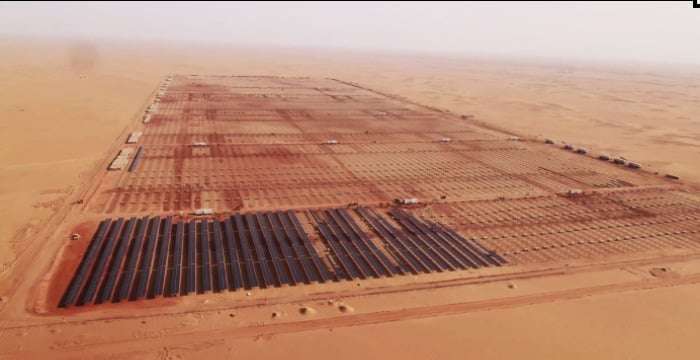 Aerial pictures of Benban solar power plant, 2017. Credit:  ib vogt GmbH, Infinity Solar S.A.E