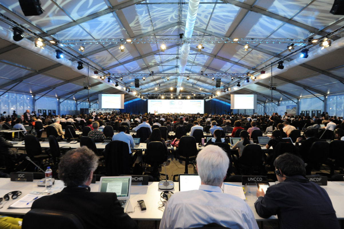 The recent climate talks in Lima, Peru. 'Failure to reach a deal in Paris is not an option'.