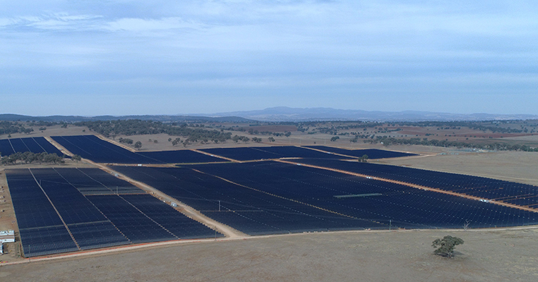 The Beryl Solar Farm was said to be the second project that NEW has acquired from First Solar in Australia, following the the acquisition of the 55.9MW Manildra Solar Farm. Image: New Energy Solar