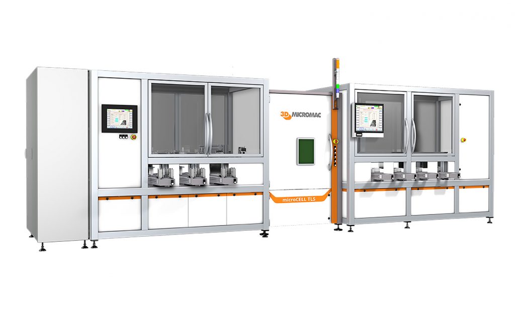 3D-Micromac‘s microCELL TLS enables an ablation free process that its designed to provide the edge quality needed in volume manufacturing. Image: 3D-Micromac